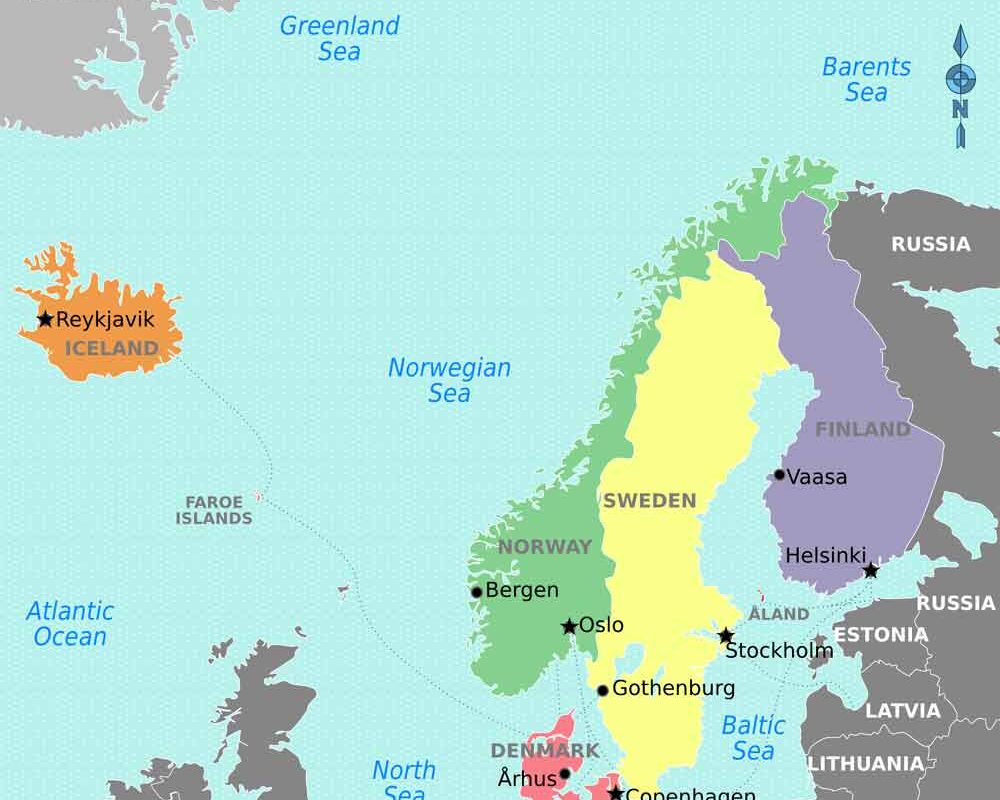 List of Mainland Scandinavian countries scandinavian countries flags