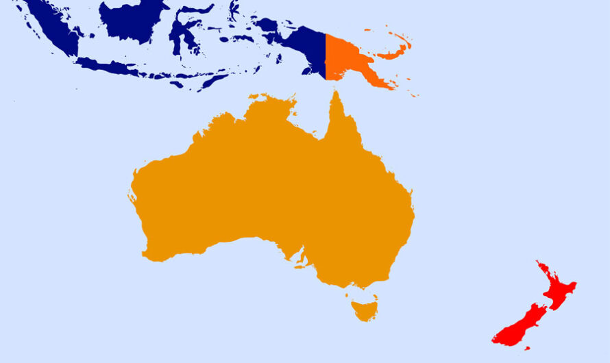 Oceania Countries and Flags in Alphabetical Order