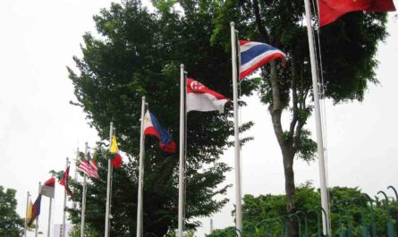 Southeast Asian Countries Flags